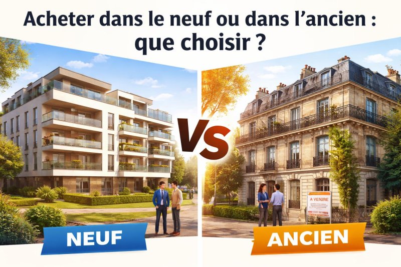 Acheter dans le neuf ou dans l’ancien : que choisir ?